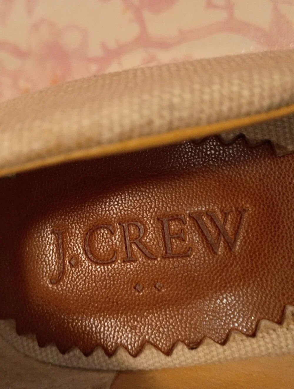 J. Crew Beige Canvas Espadrille Wedges